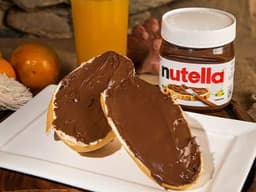 Pão com Nutella